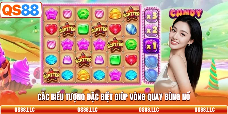 Các biểu tượng đặc biệt giúp vòng quay bùng nổ 