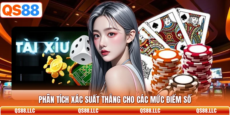 Phân tích xác suất thắng cho các mức điểm số